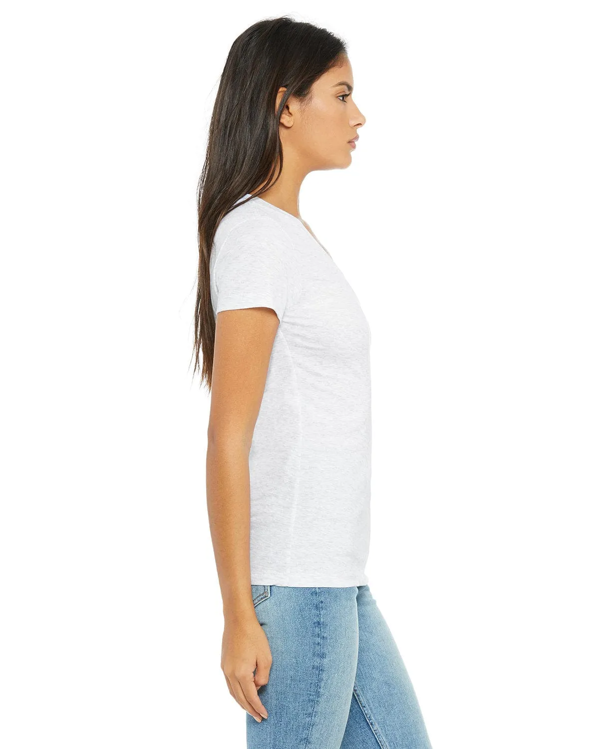 Bella Canvas Ladies Deep V-Neck T-Shirt