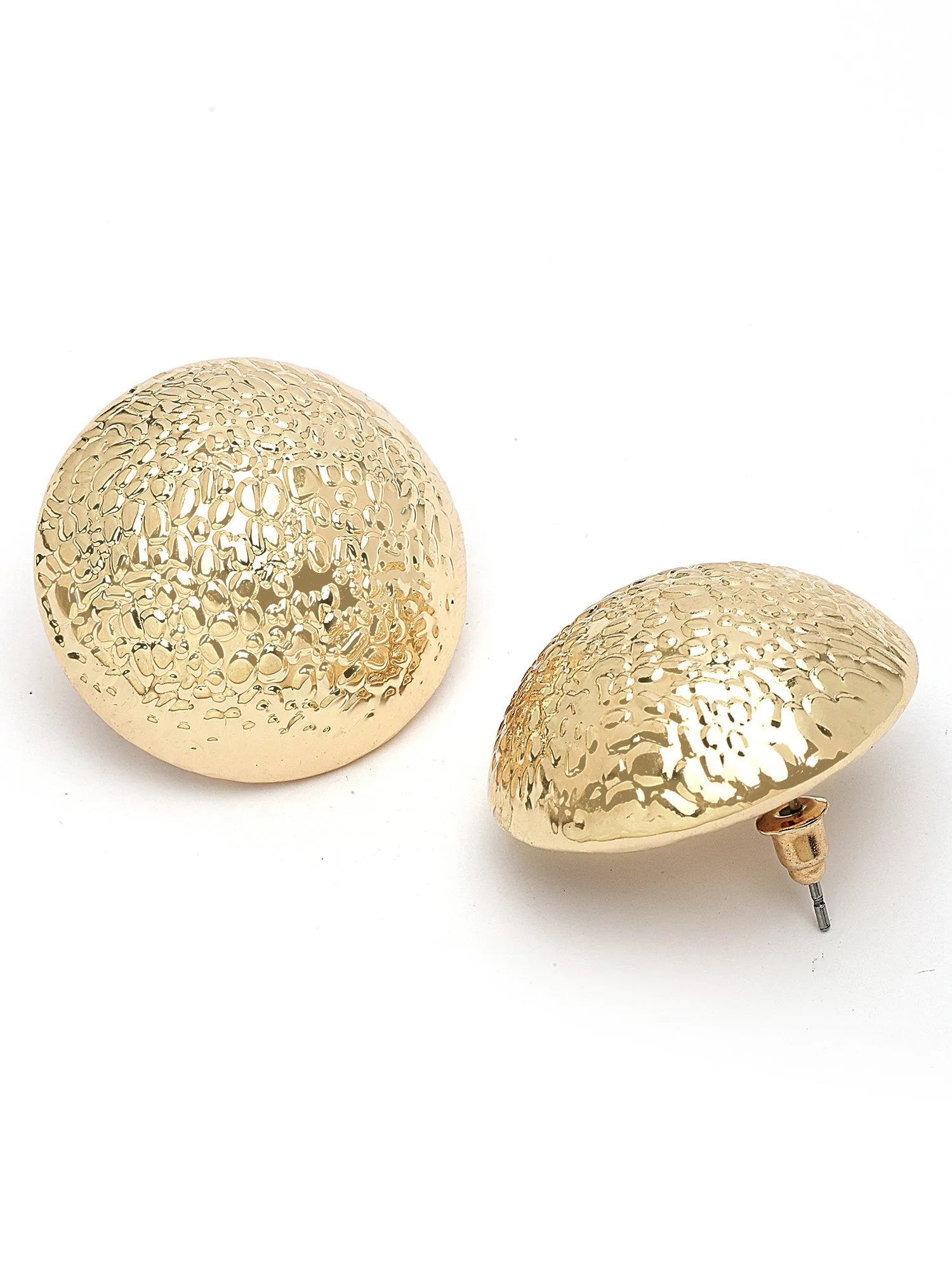 Bohey by KARATCART Gold Plated Stud Earrings for Women