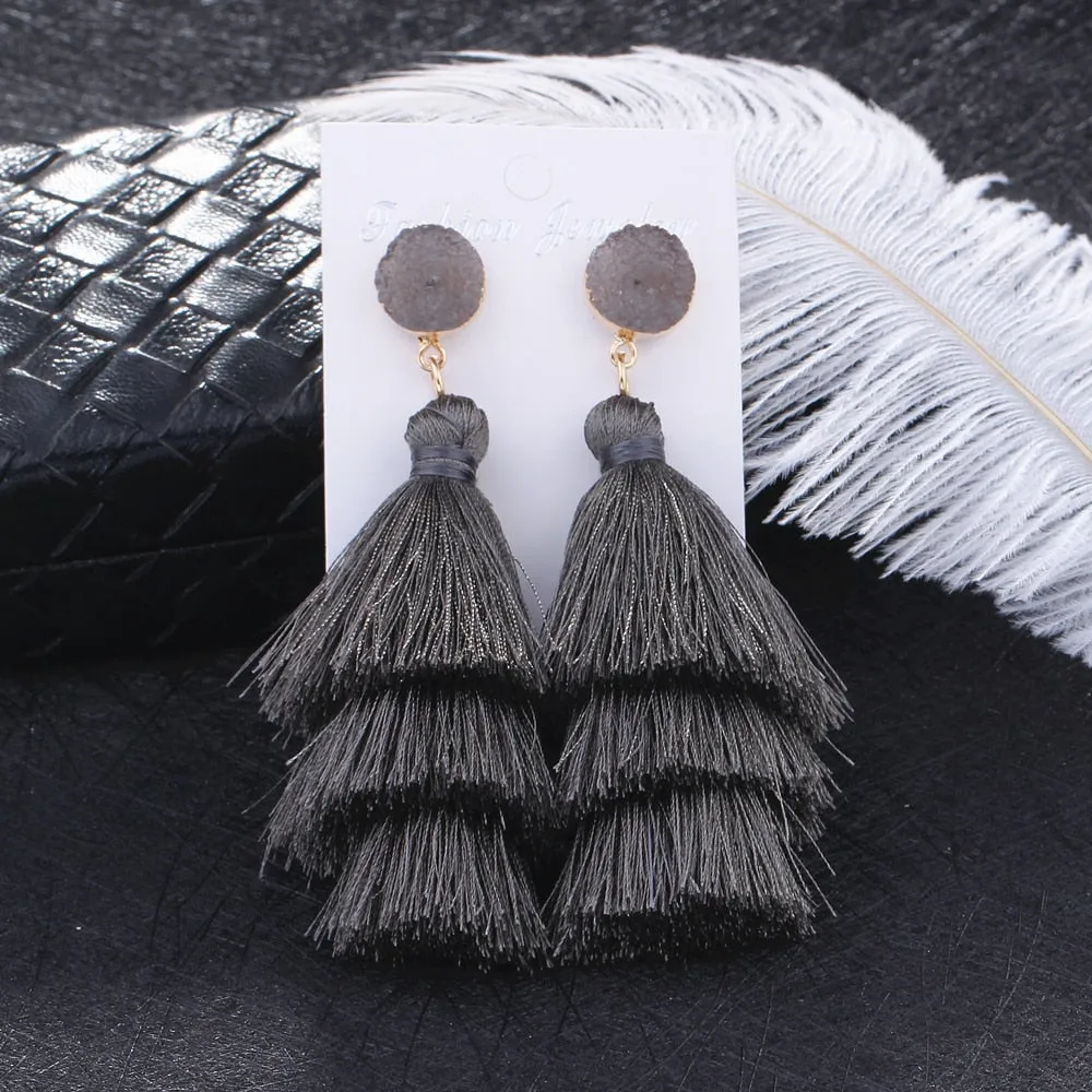 Boho Long Tassel Earrings