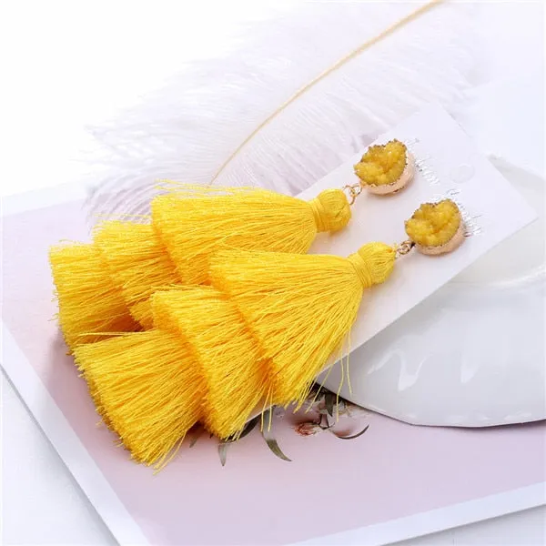 Boho Long Tassel Earrings