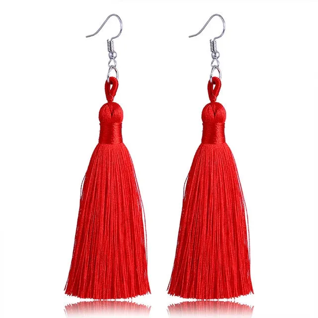 Boho Long Tassel Earrings