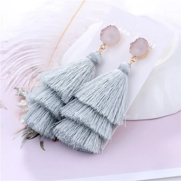 Boho Long Tassel Earrings