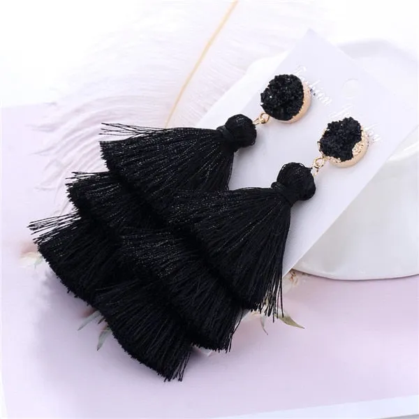 Boho Long Tassel Earrings
