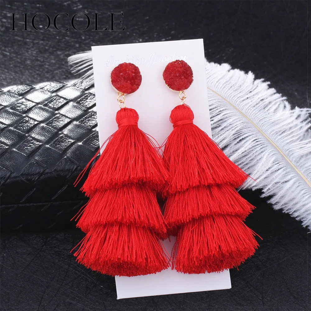 Boho Long Tassel Earrings