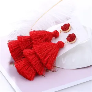 Boho Long Tassel Earrings