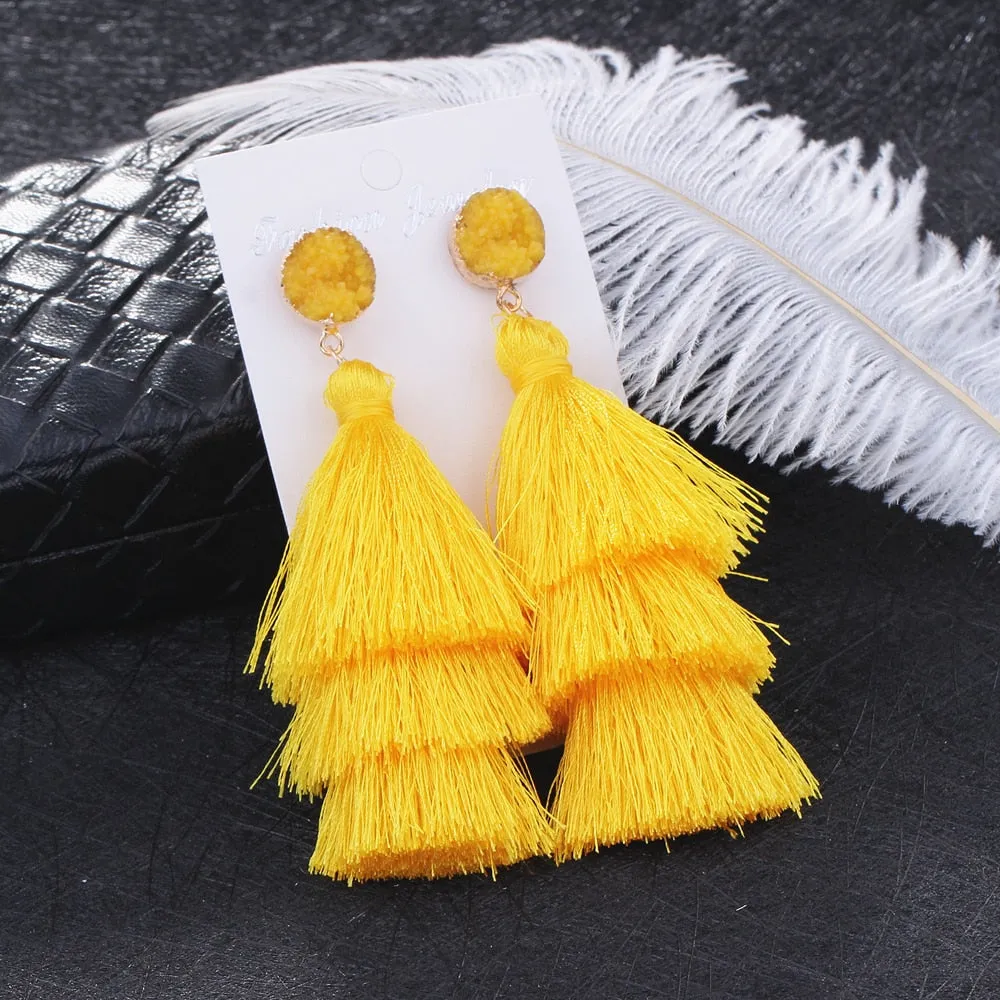 Boho Long Tassel Earrings