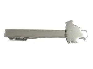 Bolivia Map Shape Square Tie Clip