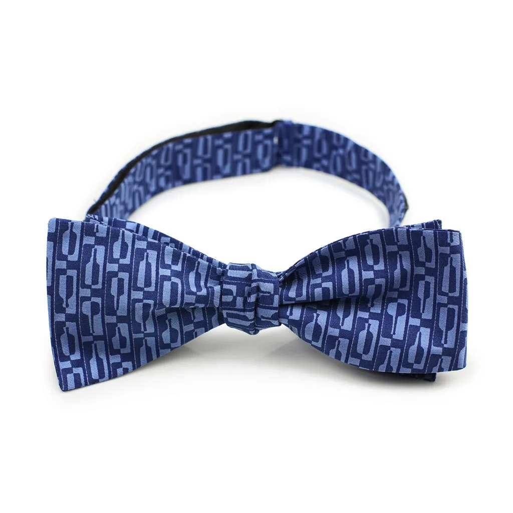 Bourbon Row© Bow Tie | Navy   Chambray Blue