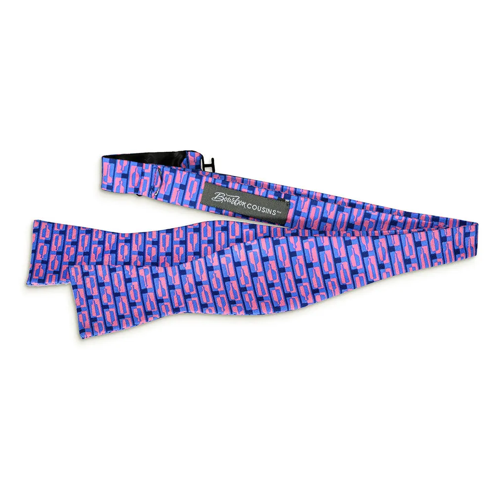 Bourbon Row© Bow Tie | Navy   Pink