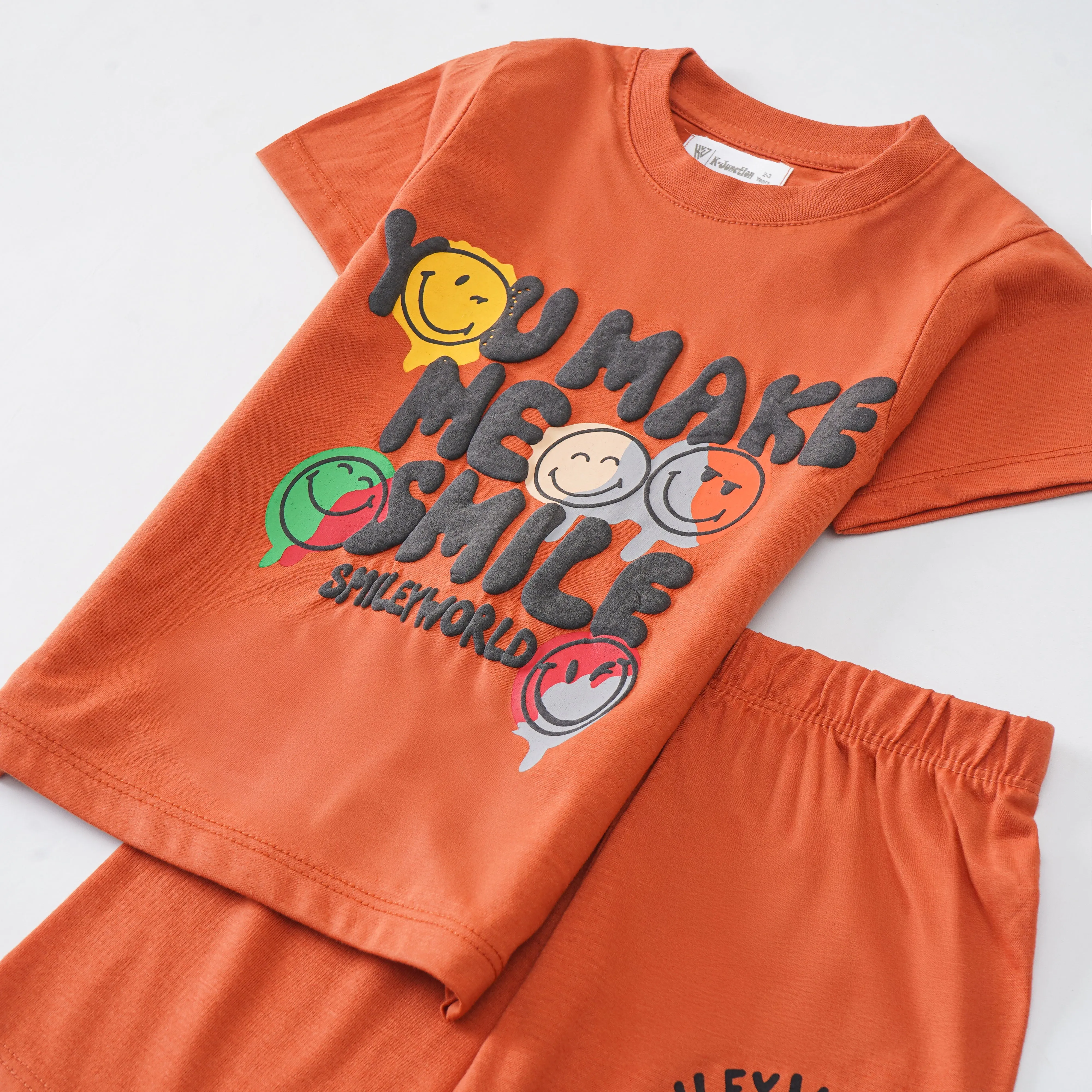 Boys Half Sleeves 2 Piece Suit (7912)
