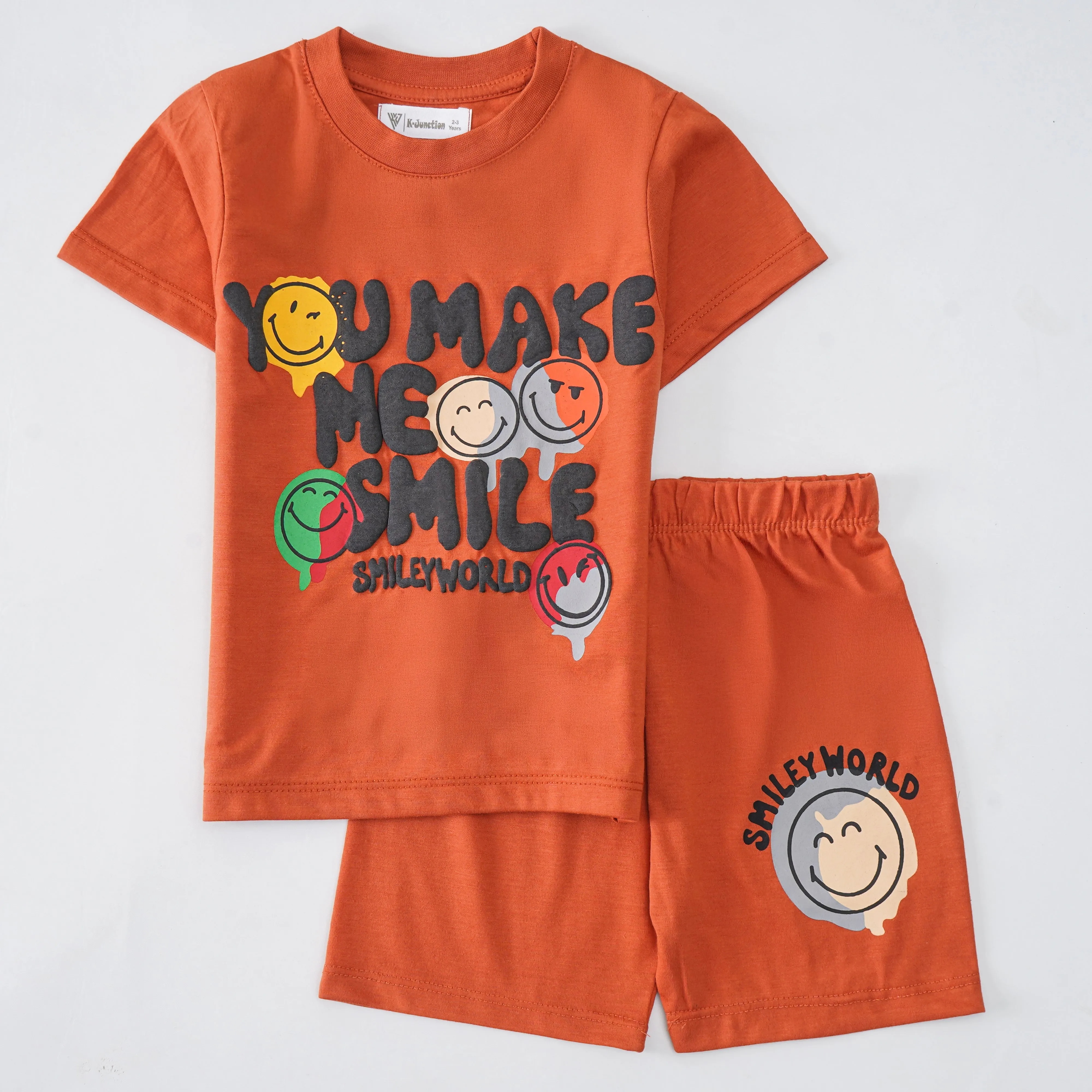Boys Half Sleeves 2 Piece Suit (7912)