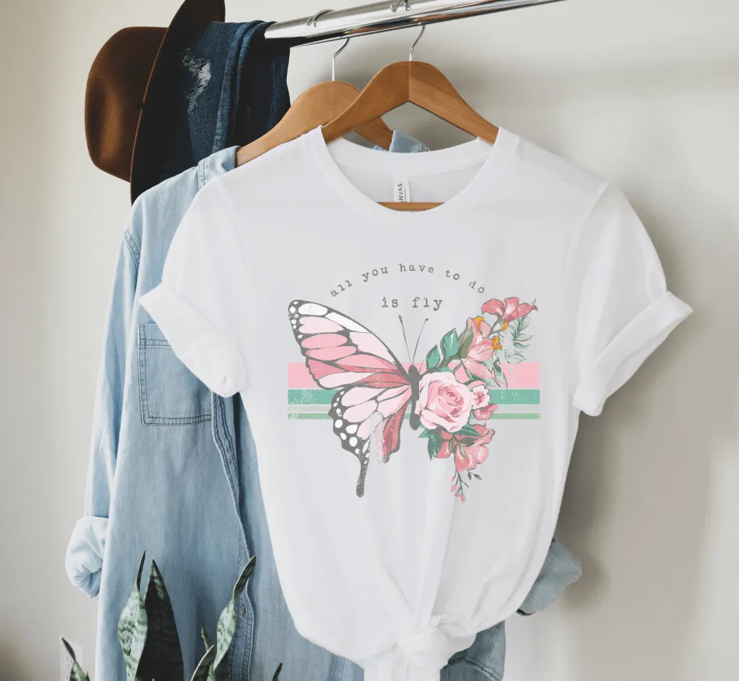 Butterfly tee
