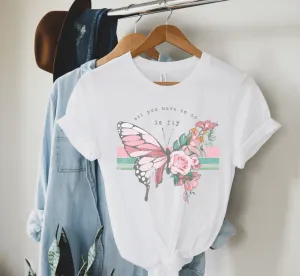 Butterfly tee