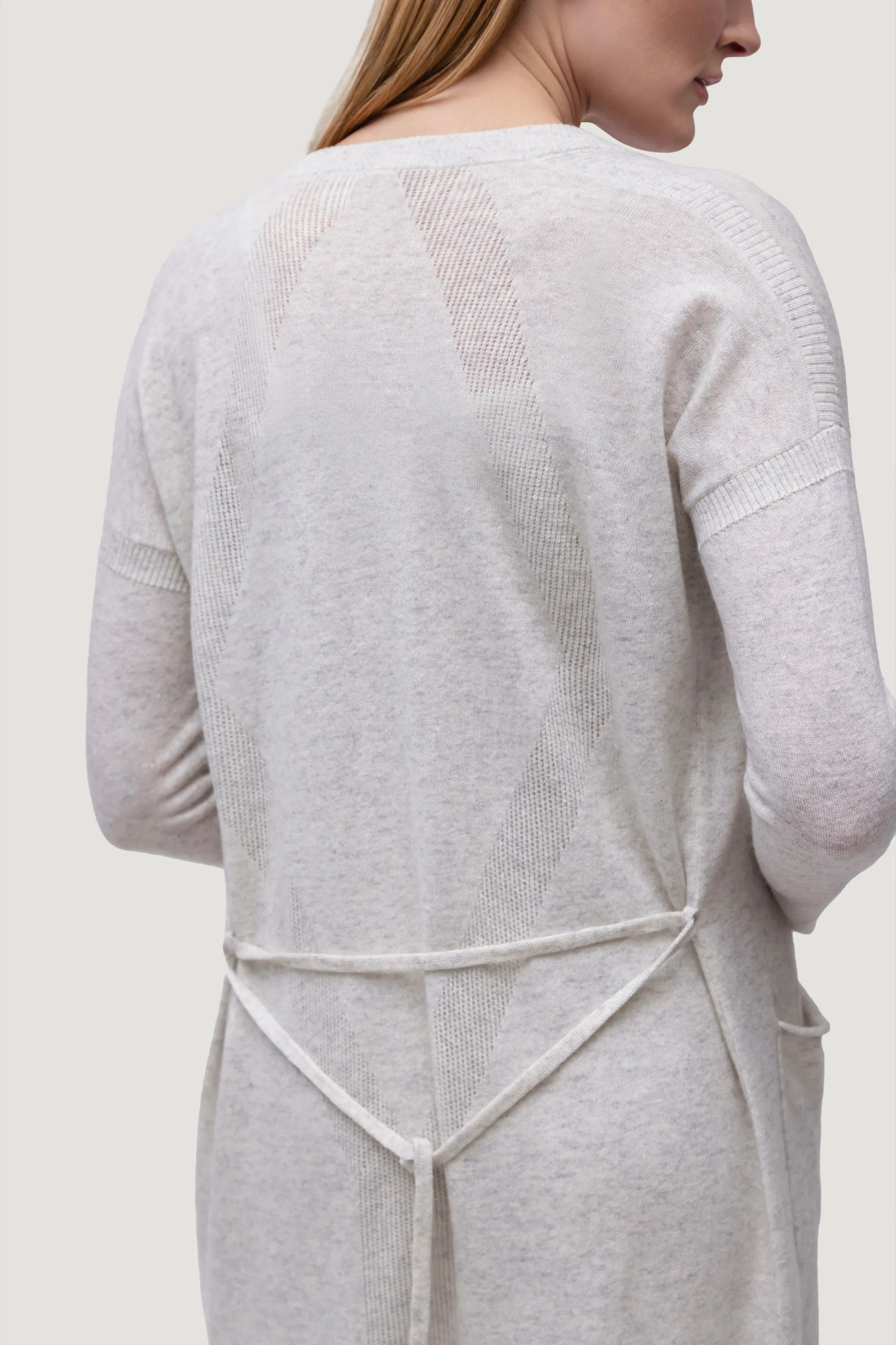 Cashmere & Linen Maxi Cardigan
