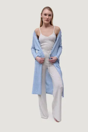 Cashmere & Linen Maxi Cardigan