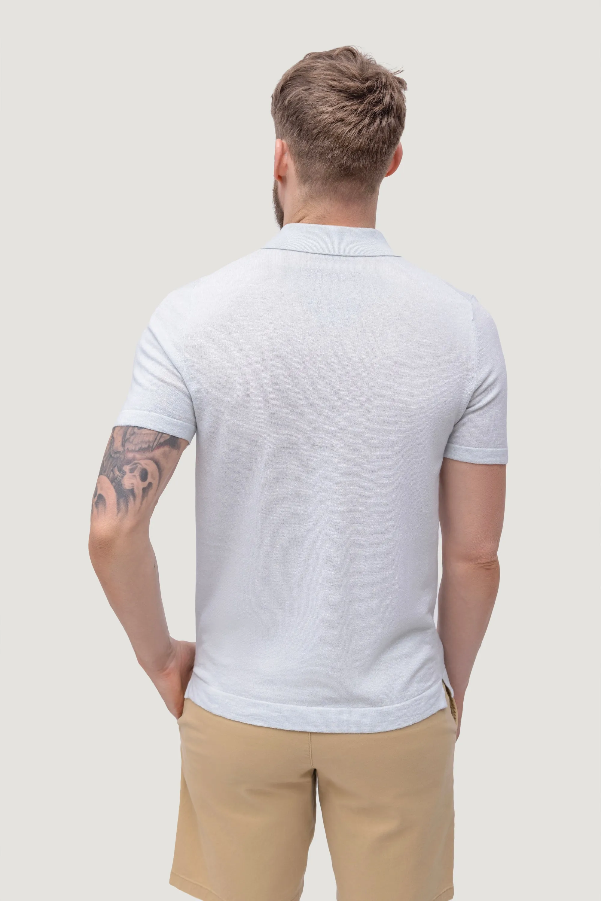 Cashmere & Linen Polo Shirt