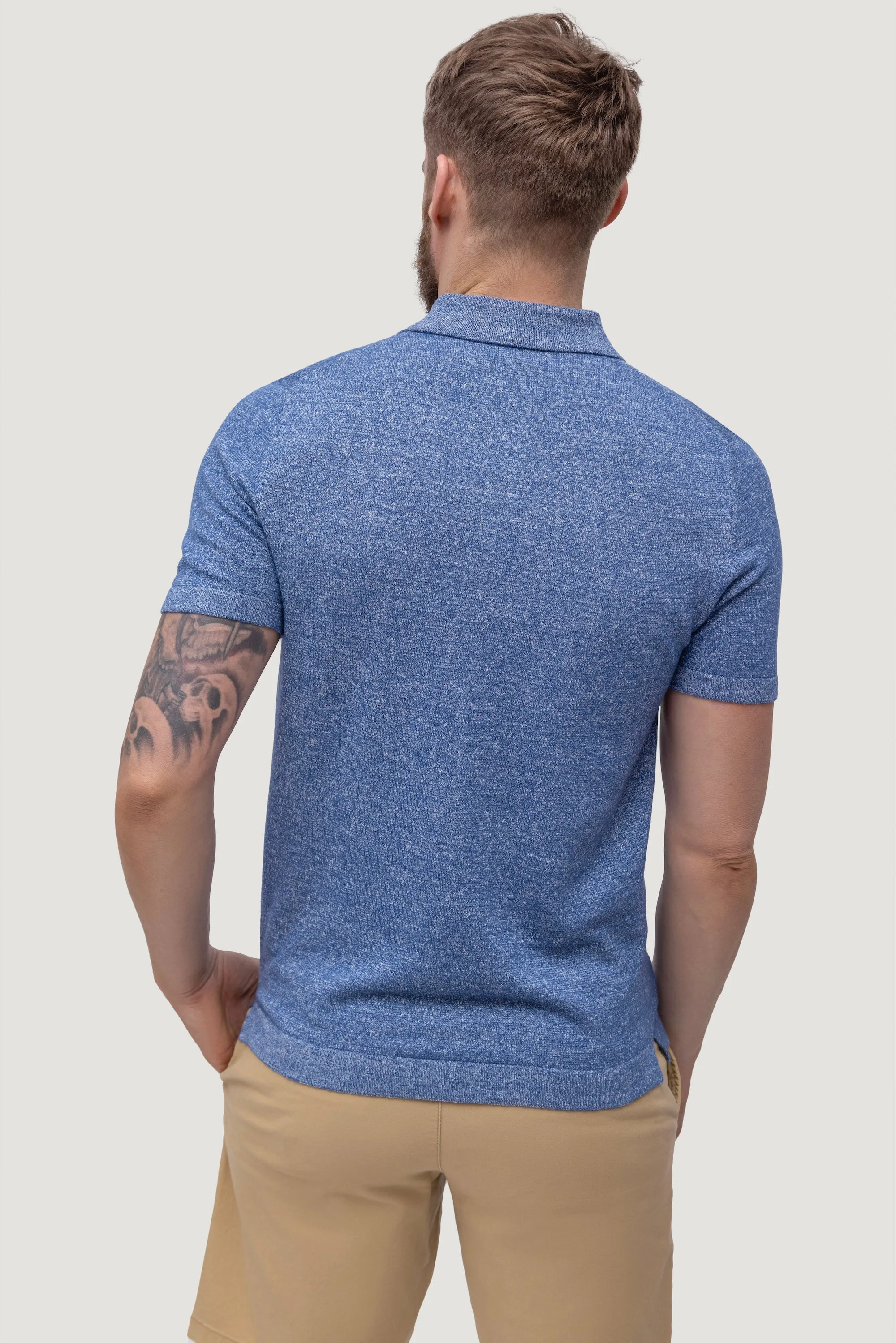 Cashmere & Linen Polo Shirt