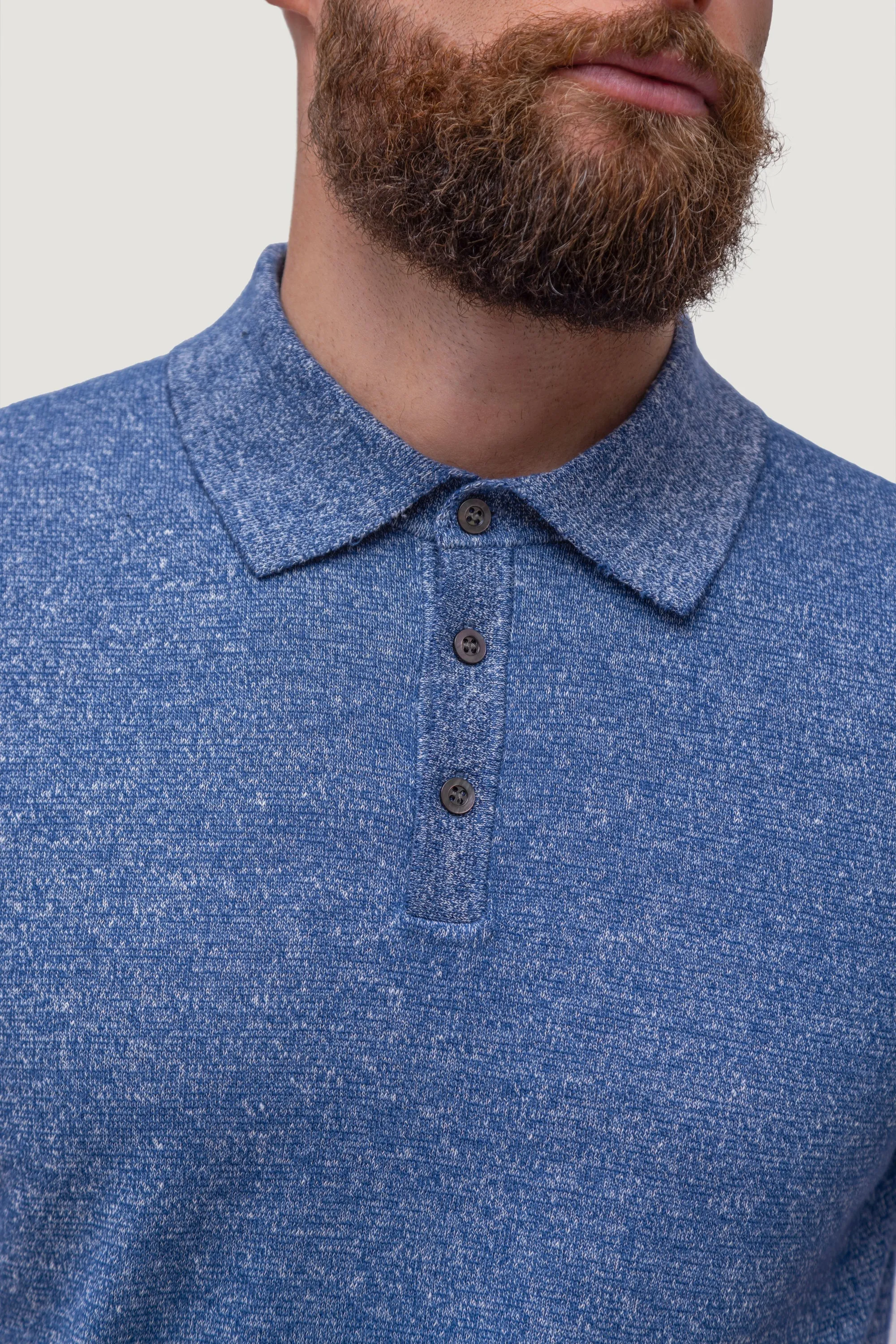 Cashmere & Linen Polo Shirt
