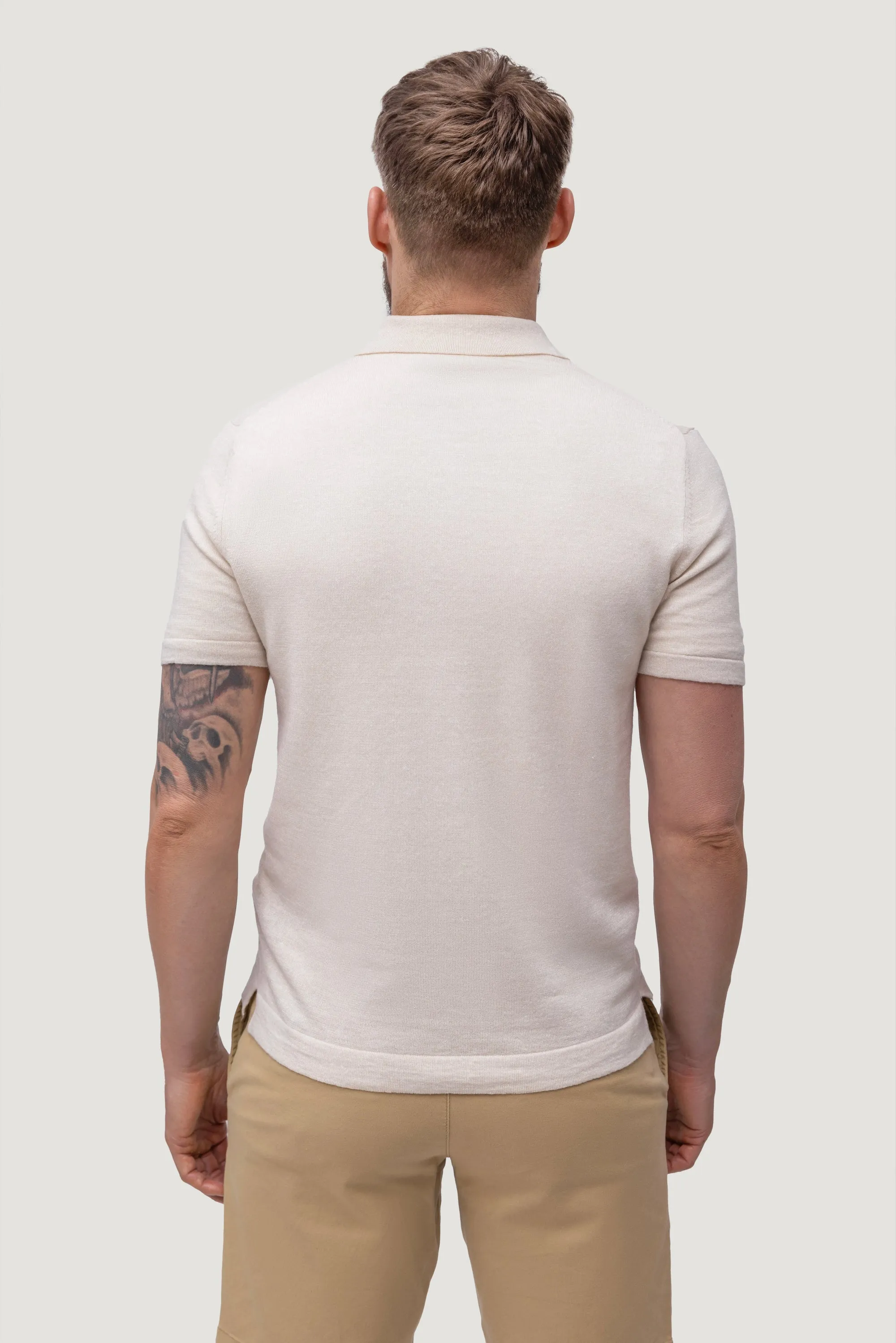 Cashmere & Linen Polo Shirt
