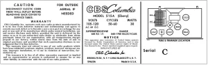 CBS-COLUMBIA-515A