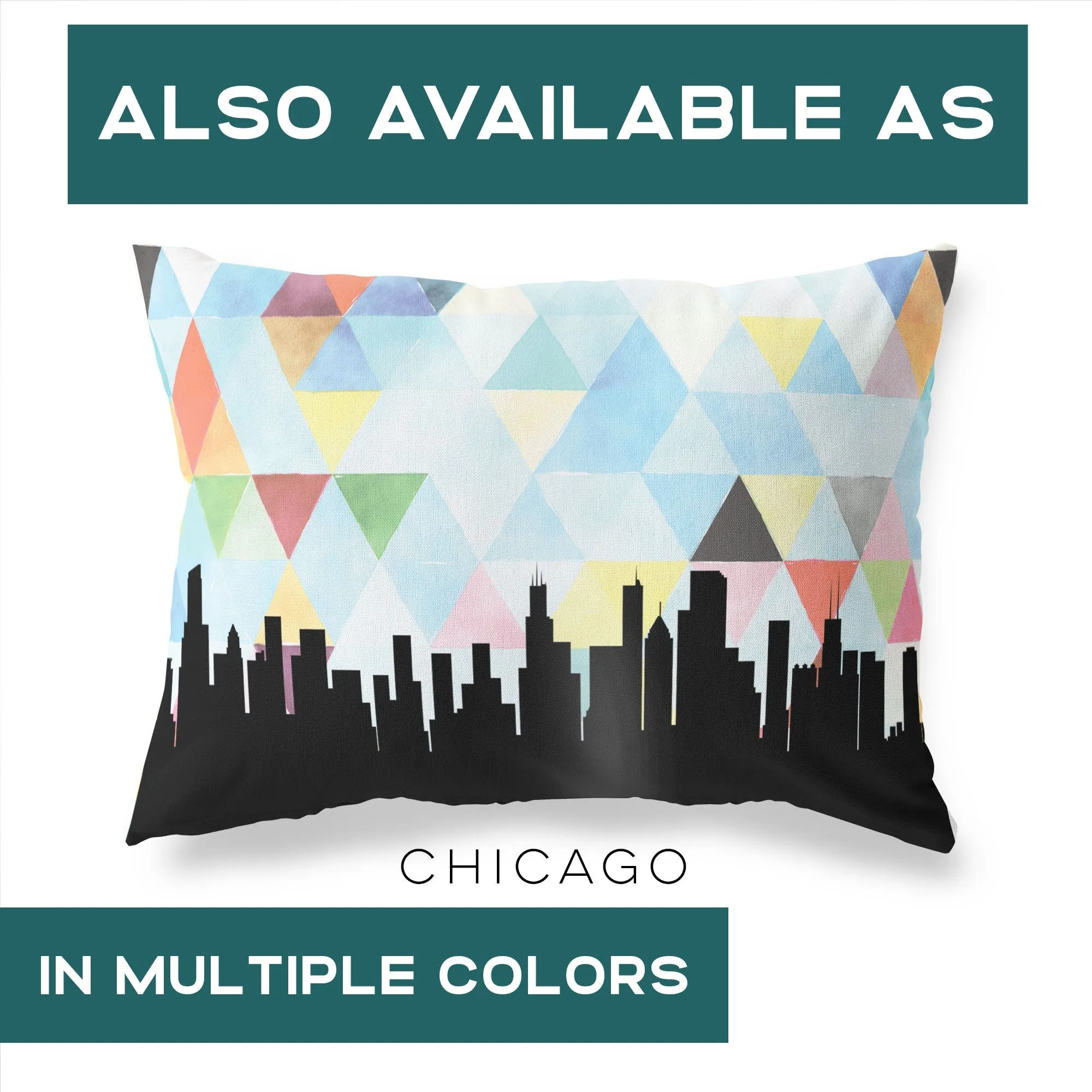 Chicago wall art, Chicago skyline art, Chicago art print, Chicago print, Chicago, Illinois print, Illinois decor, Chicago flag background