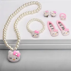 Children Hair  & Jewelry Accessories Set  1set=7pcs