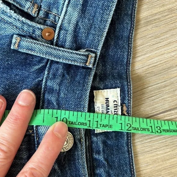 CITIZENS OF HUMANITY Liya High Rise Classic Fit Crop Jeans Premium Vintage 27
