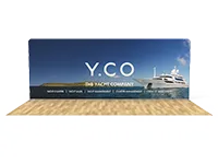 Conference Exhibit and Portable Trade Show Displays Exhibit Booth Backdrop Displays