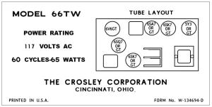 CROSLEY-66TW