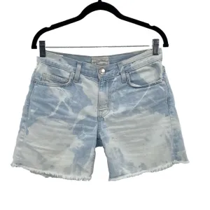 Current Elliott Boyfriend The Rolled Shorts Size 24/0 Jeans Denim Open Sky Blue