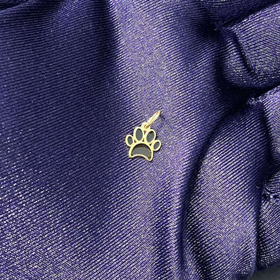 Custom 14k Gold Enamel MINI Charms - Lips, Heart, Paw Print, Turtle & Lucky Clover