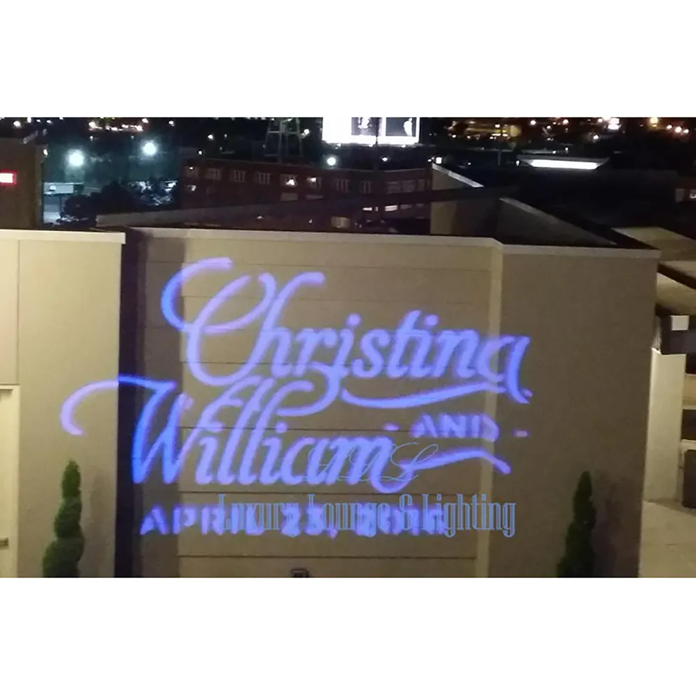 Custom Gobo Projection