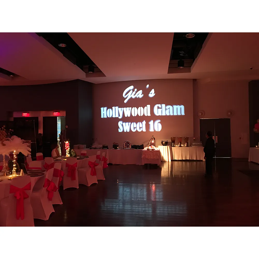 Custom Gobo Projection