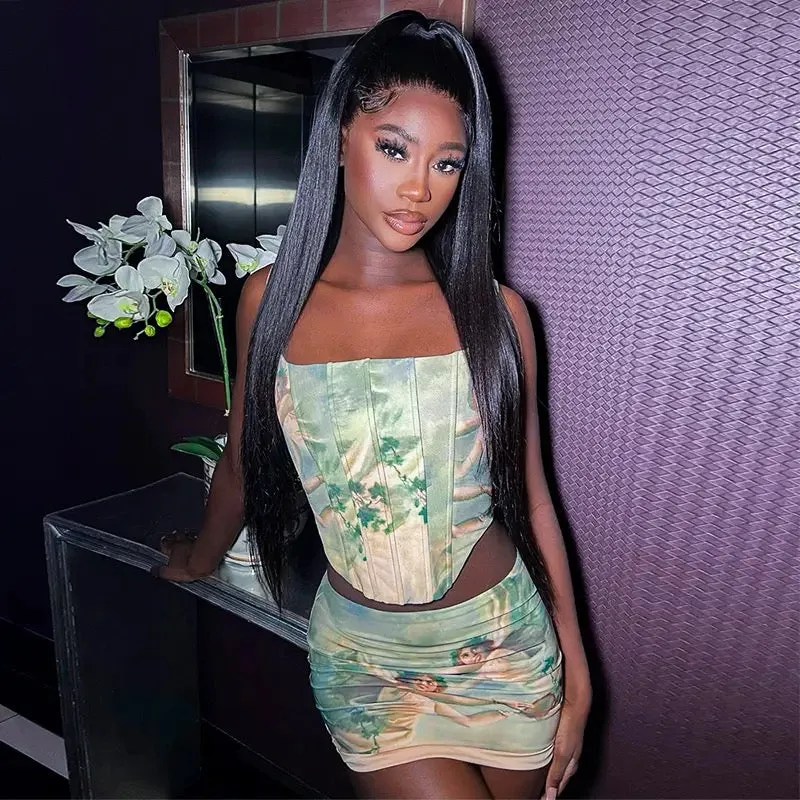 “DaVinchi” Skirt Set