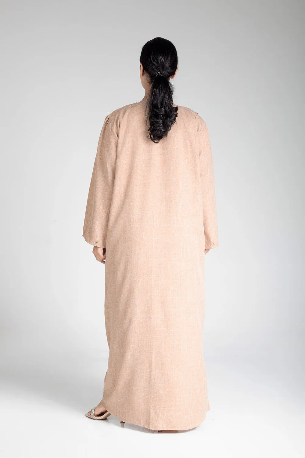 Desert Sand Open Abaya