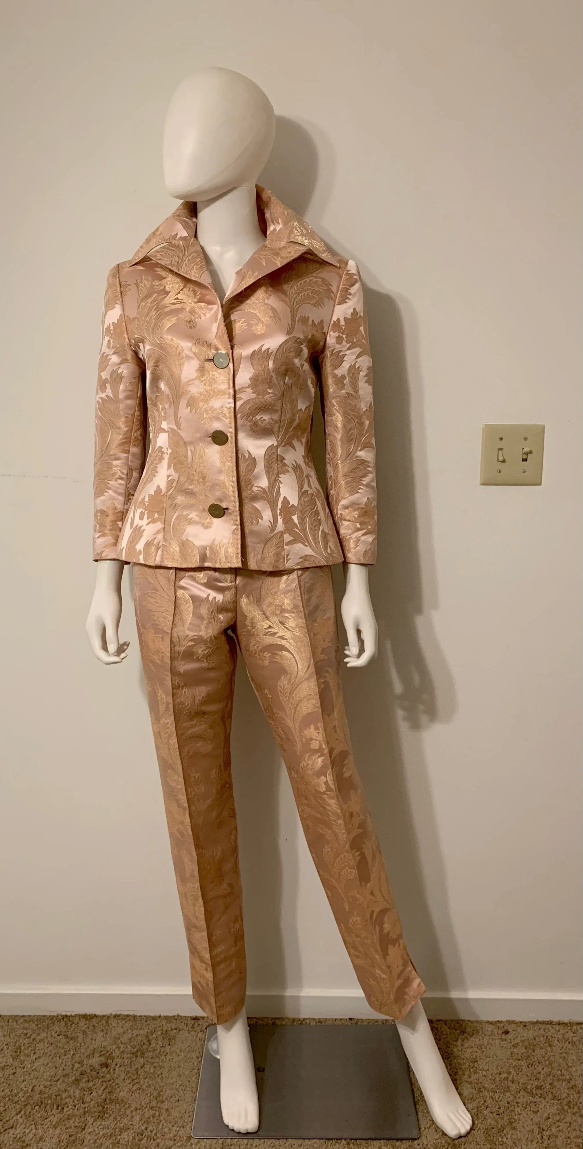 Dolce & Gabbana SS 2000 Paisley Print Pant Set