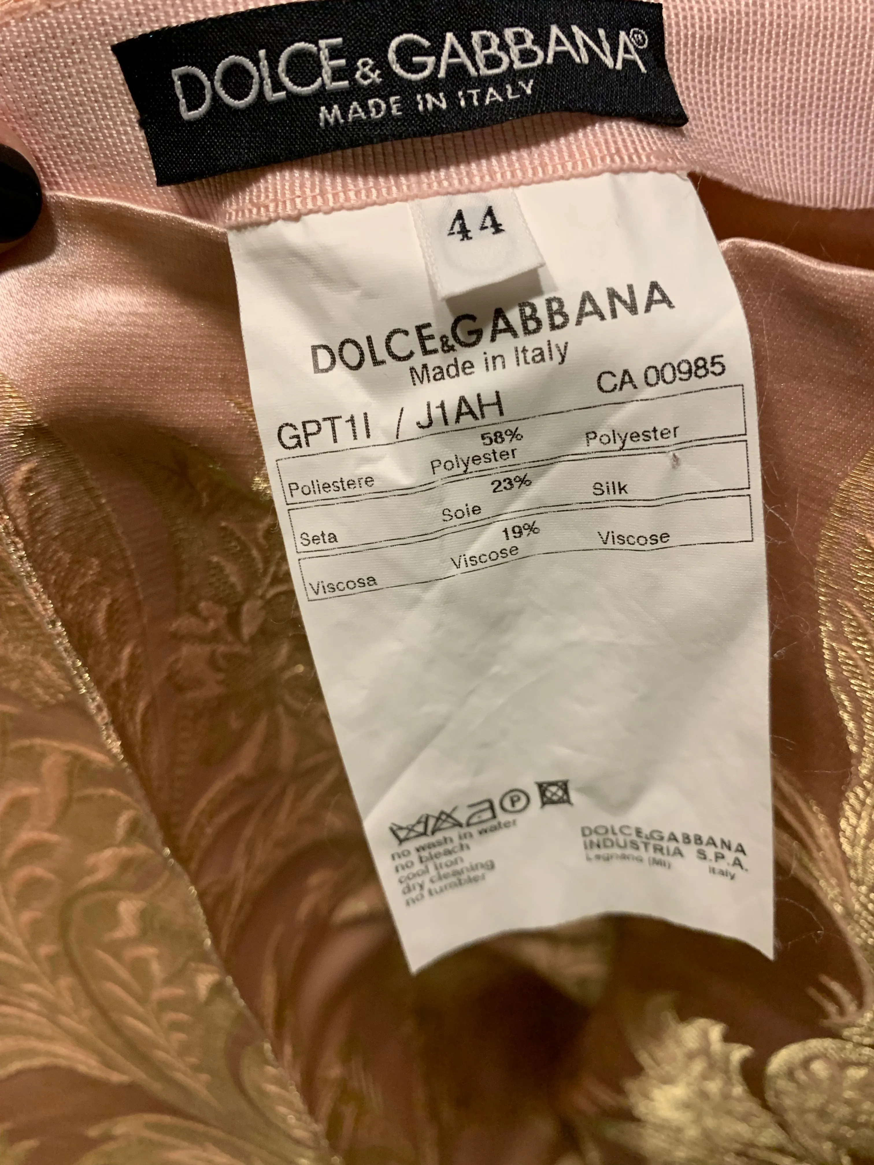 Dolce & Gabbana SS 2000 Paisley Print Pant Set