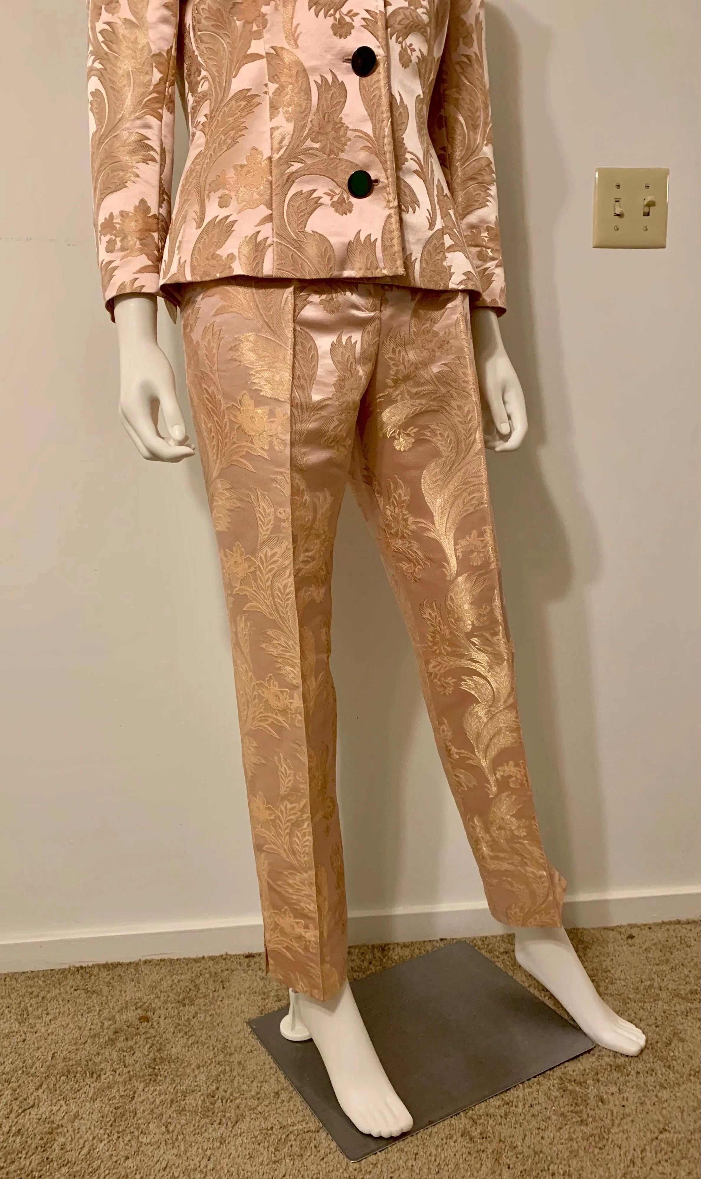 Dolce & Gabbana SS 2000 Paisley Print Pant Set