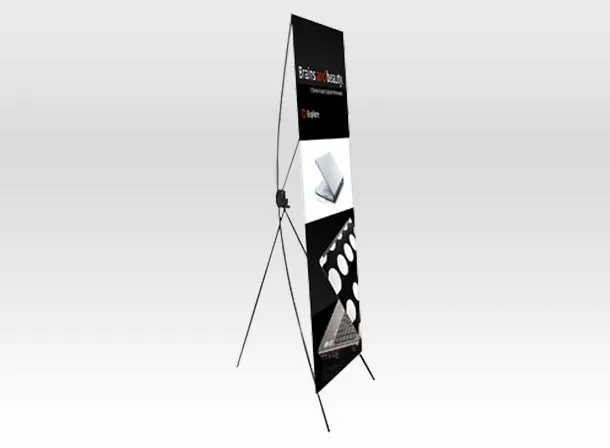 Economy Banner Stand with Graphic (24" x 60")