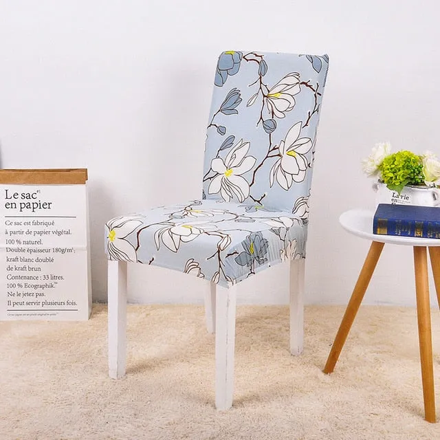 Elastic Printed Pattern Chair Cover - 24 Designs