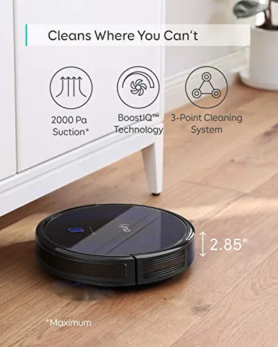 eufy by Anker, BoostIQ RoboVac 15C MAX, Wi-Fi Connected Robot Vacuum Cleaner, Super-Thin, 2000Pa Suction, Quiet, Self-Charging Robotic Vacuum Cleaner, Cleans Hard Floors to Medium-Pile Carpets