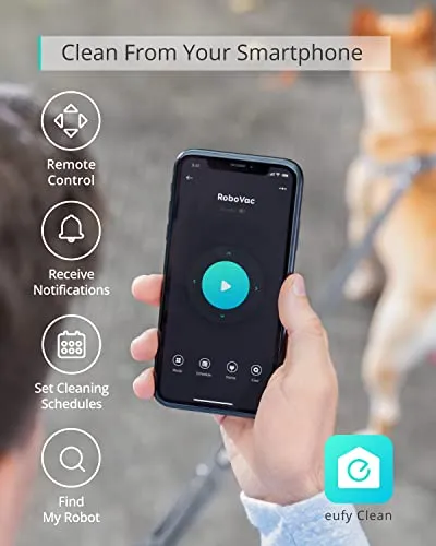 eufy by Anker, BoostIQ RoboVac 15C MAX, Wi-Fi Connected Robot Vacuum Cleaner, Super-Thin, 2000Pa Suction, Quiet, Self-Charging Robotic Vacuum Cleaner, Cleans Hard Floors to Medium-Pile Carpets