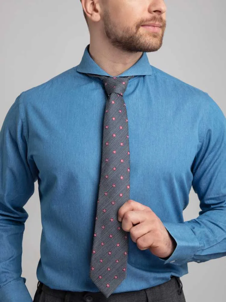 Extreme Cutaway Light Denim Shirt
