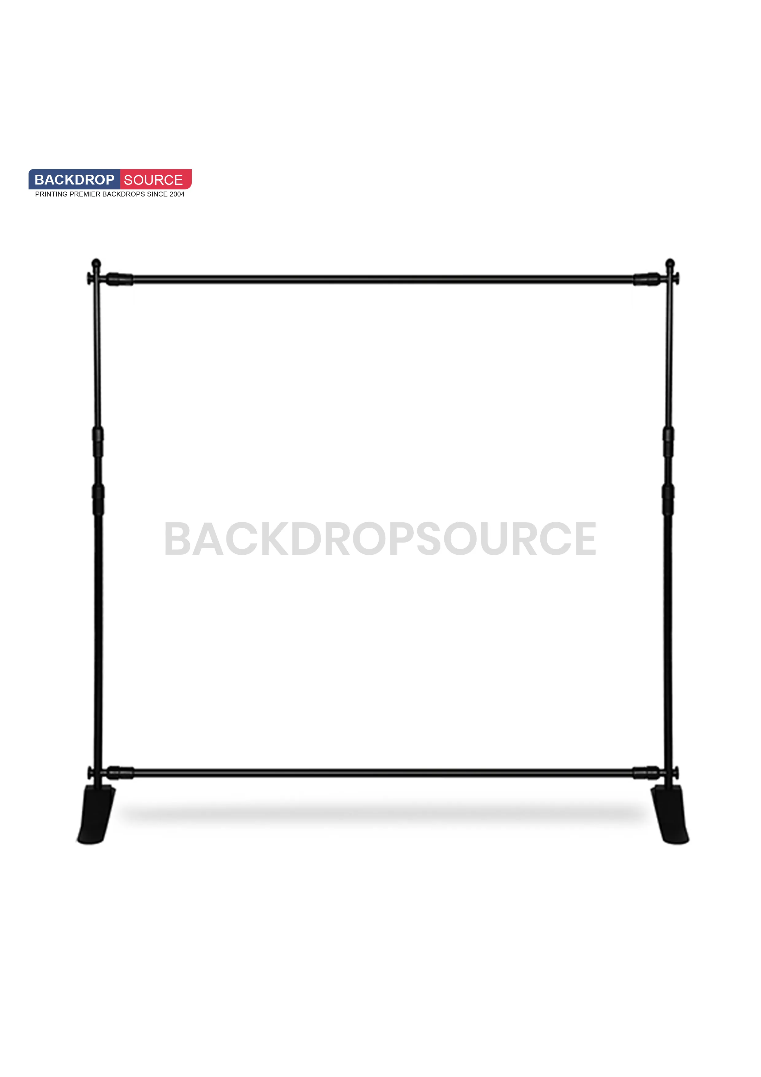 FABRIC BACKDROP MEDIA WALL WITH ADJUSTABLE STAND