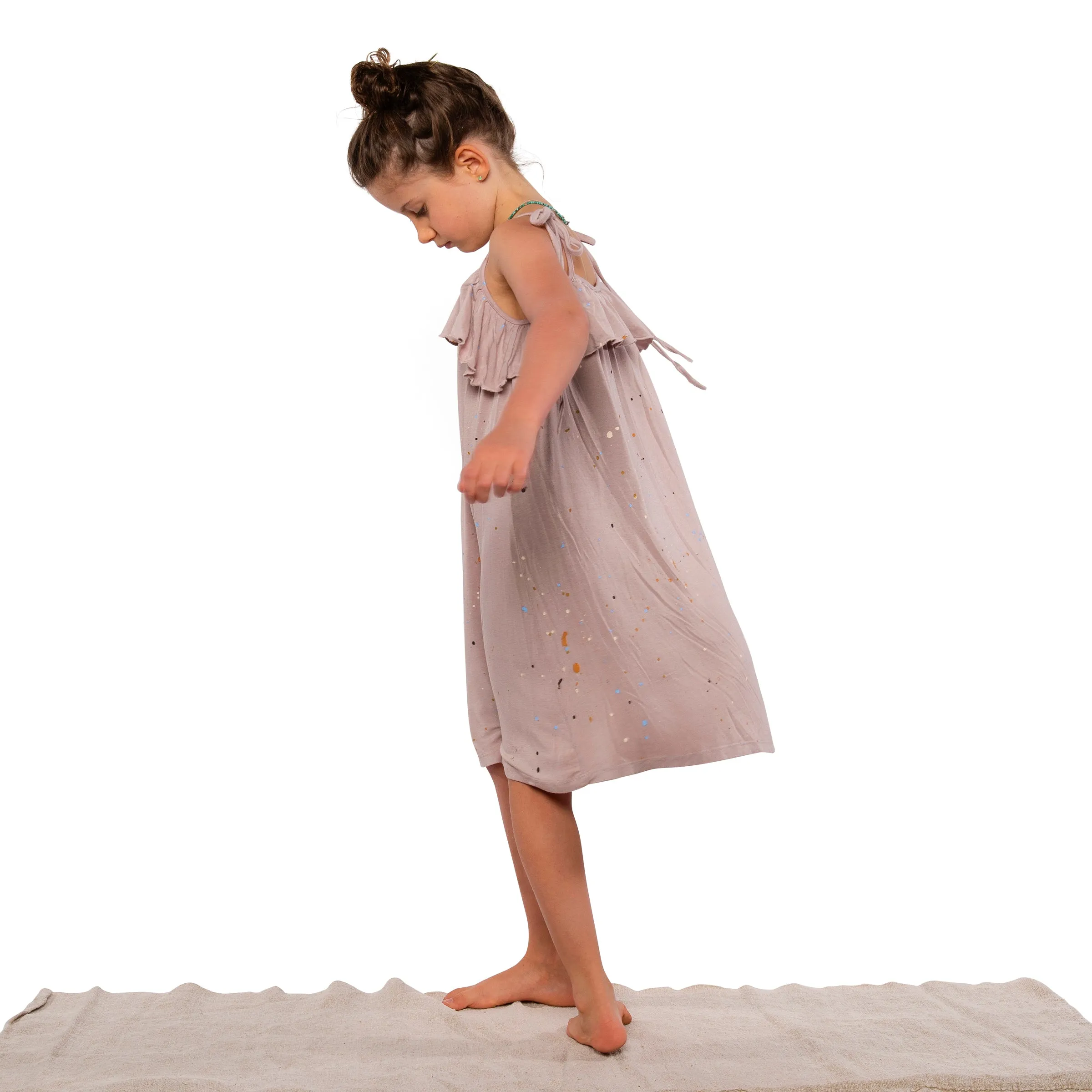 Fairwell Traveler Dress in Mallow Mist
