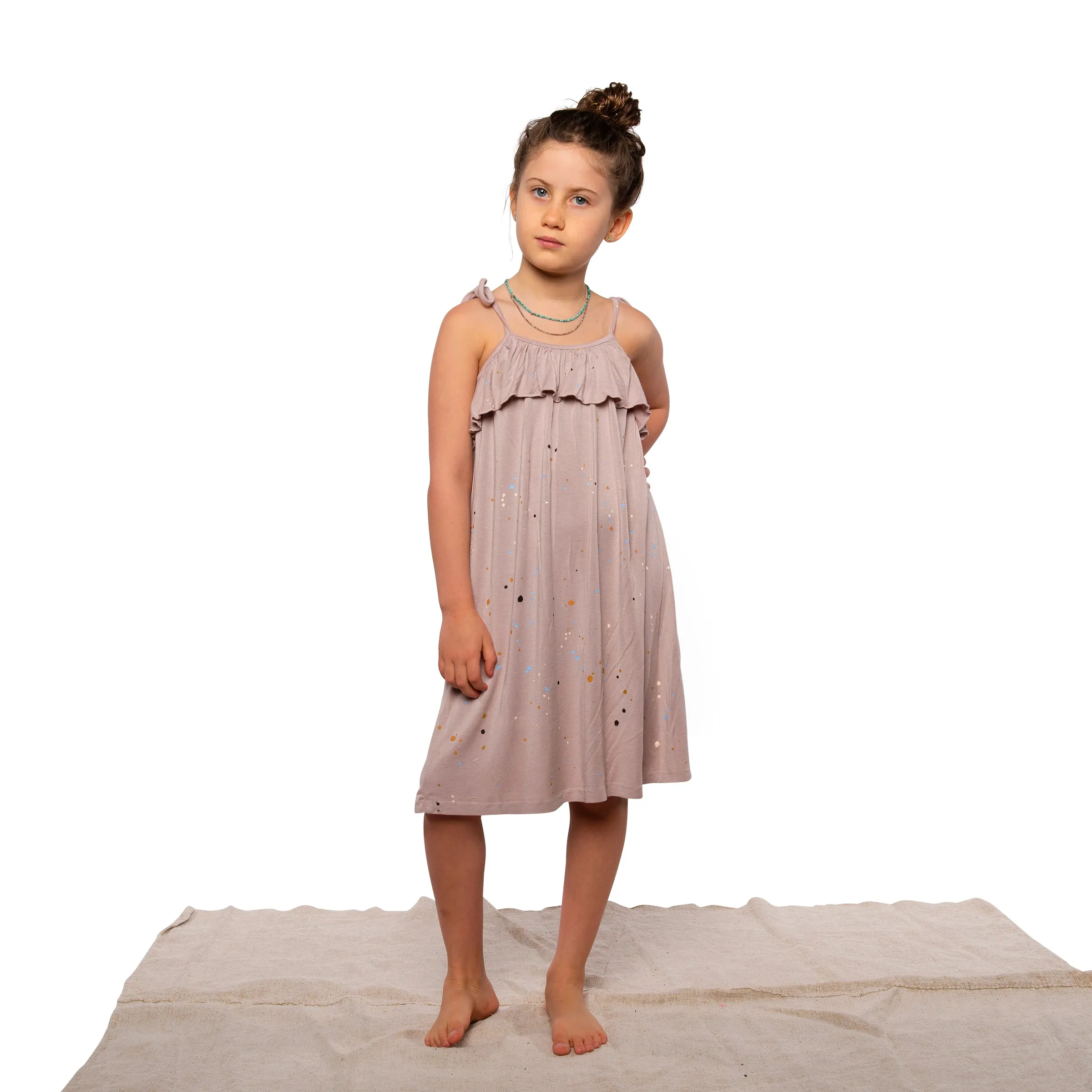 Fairwell Traveler Dress in Mallow Mist