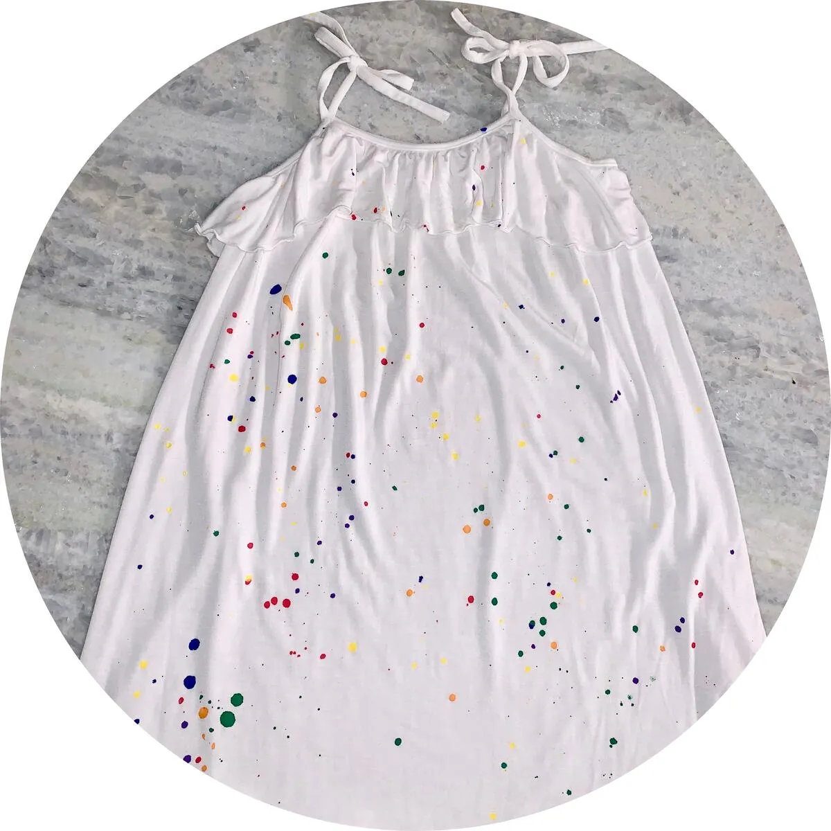 Fairwell Traveler Dress in Rainbow Mist