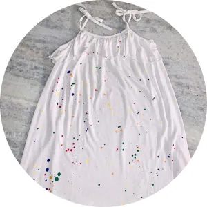 Fairwell Traveler Dress in Rainbow Mist