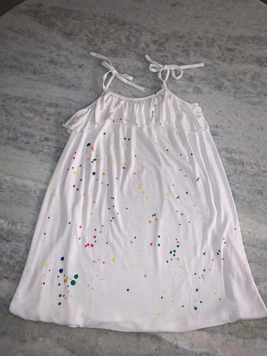 Fairwell Traveler Dress in Rainbow Mist