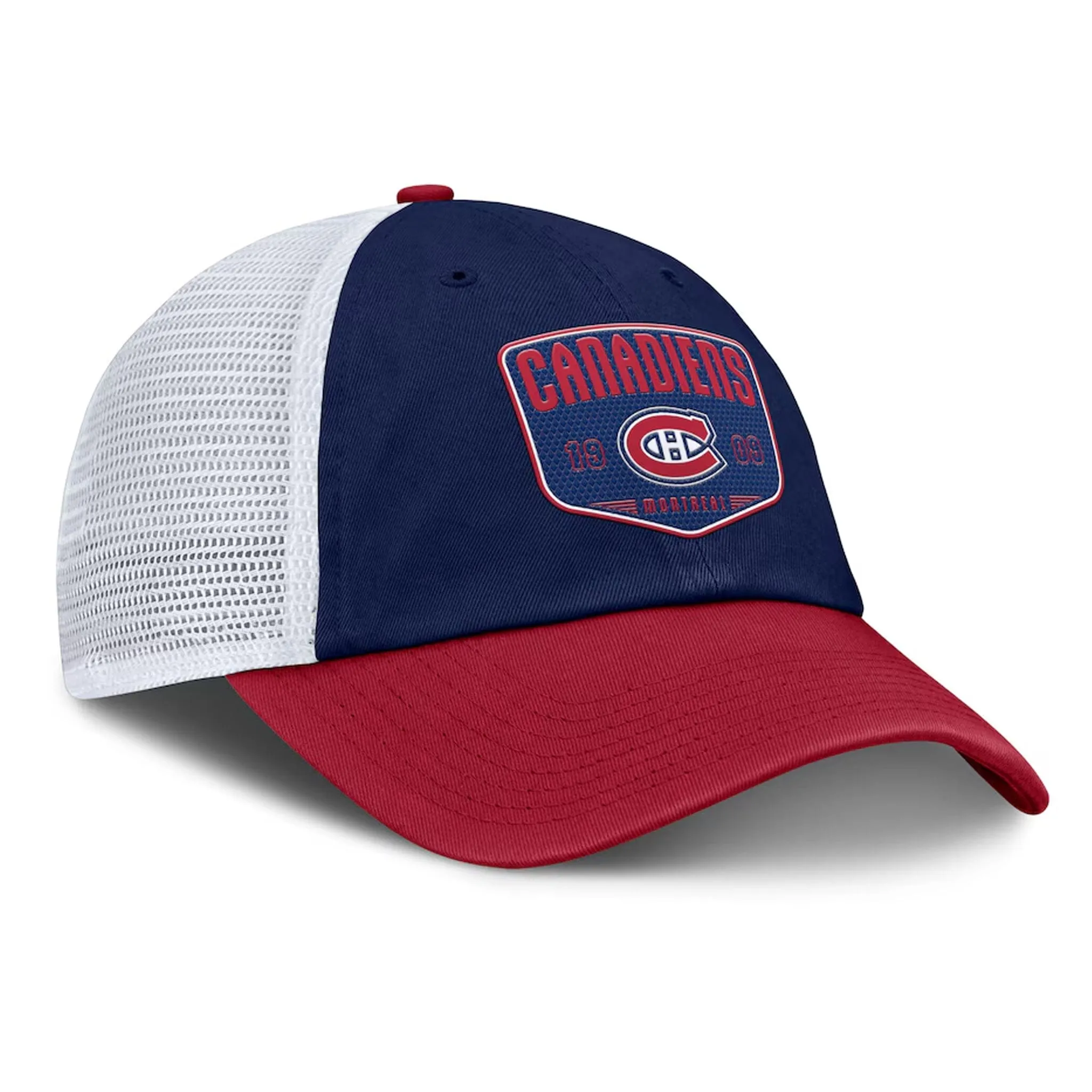 Fanatics One-Timer Cotton Structured Adjustable Mesh Hat - Montreal Canadiens